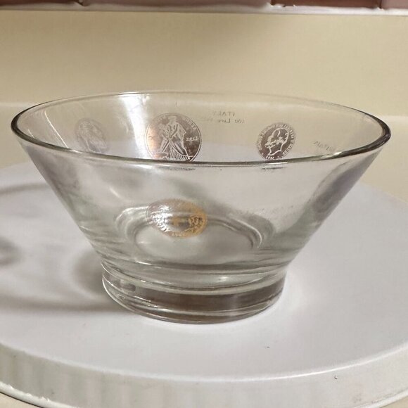 Clear Glass Bowl with Gold Accents - Picture 16 of 16